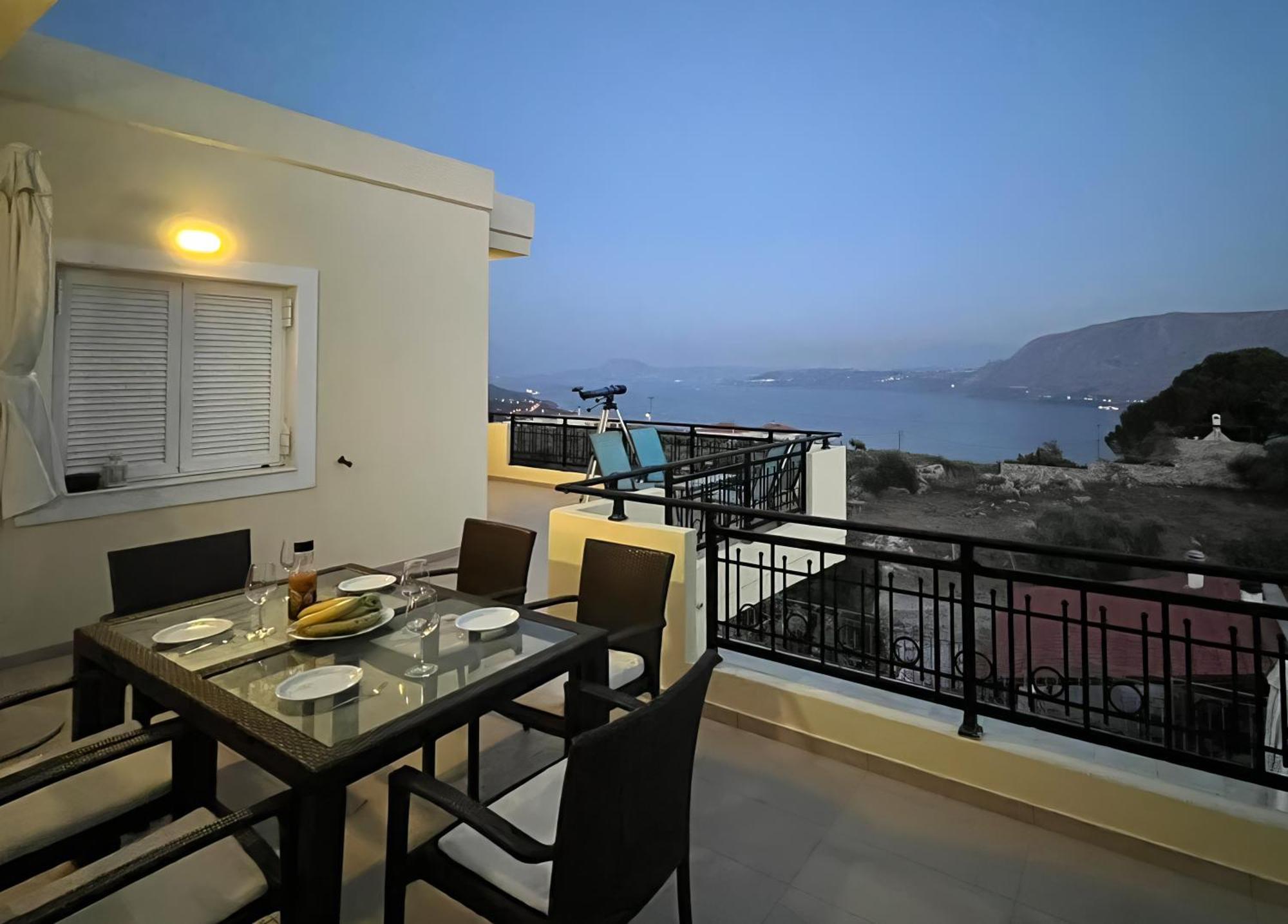 Souda Bay View With Private Pool Near Chania City Kültér fotó